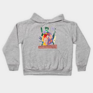 Coffee and Donuts - Homeschool Art Class 2021/22 Artist Collab T-Shirt Kids Hoodie